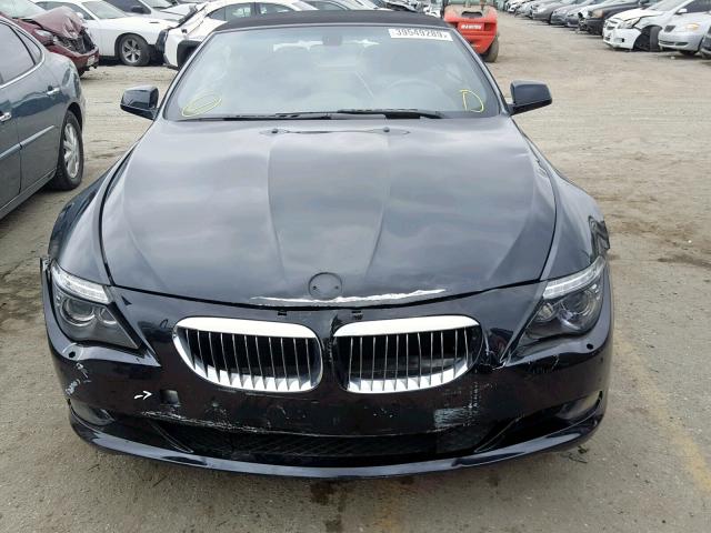 WBAEB5C54AC225989 - 2010 BMW 650 I BLACK photo 9