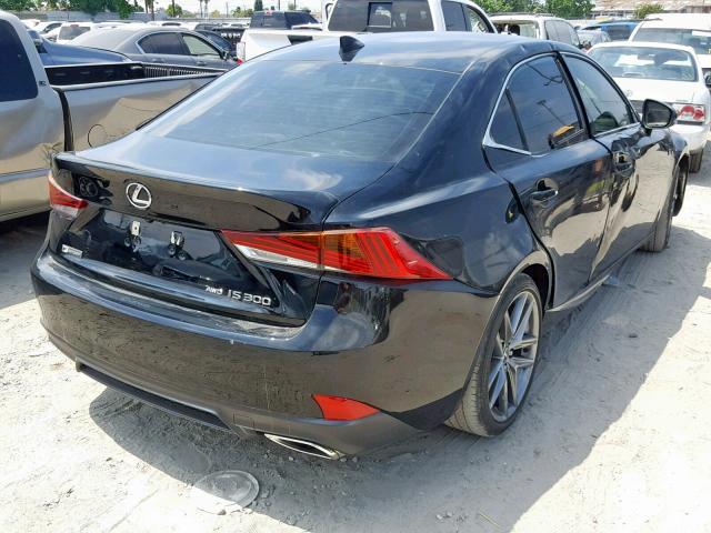 JTHC81D25J5033019 - 2018 LEXUS IS 300 BLACK photo 4