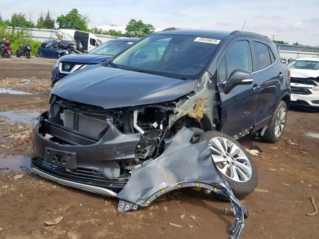 KL4CJESB6JB506017 - 2018 BUICK ENCORE PRE GRAY photo 2