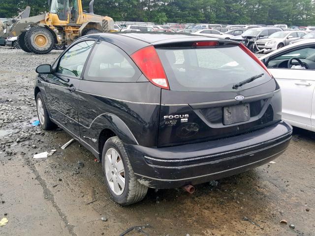 1FAHP31N87W286333 - 2007 FORD FOCUS ZX3 BLACK photo 3