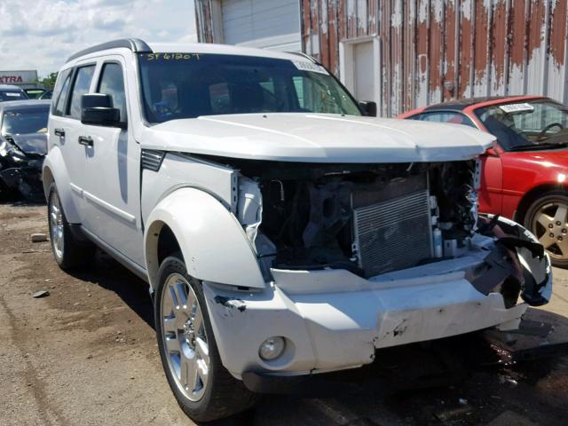 1D4PT4GK1BW599787 - 2011 DODGE NITRO HEAT WHITE photo 1