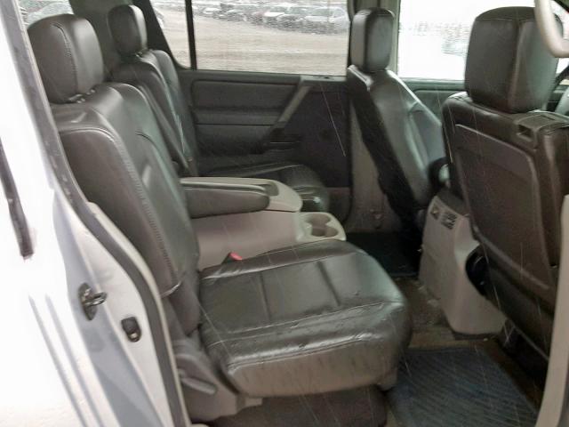 5N1AA08A04N728369 - 2004 NISSAN ARMADA SE SILVER photo 6