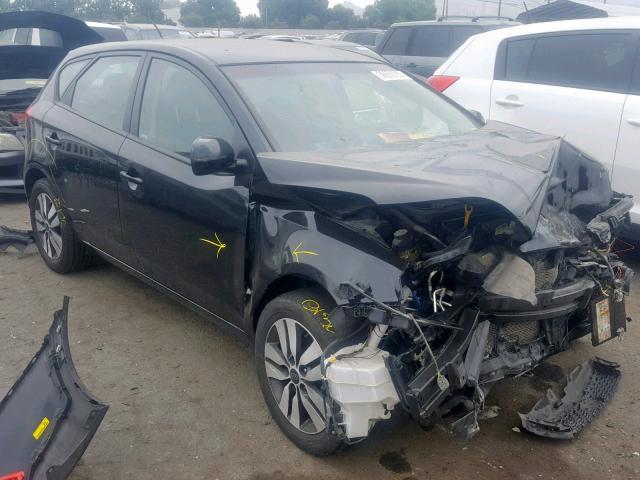 KNAFU5A22D5729392 - 2013 KIA FORTE EX BLACK photo 1