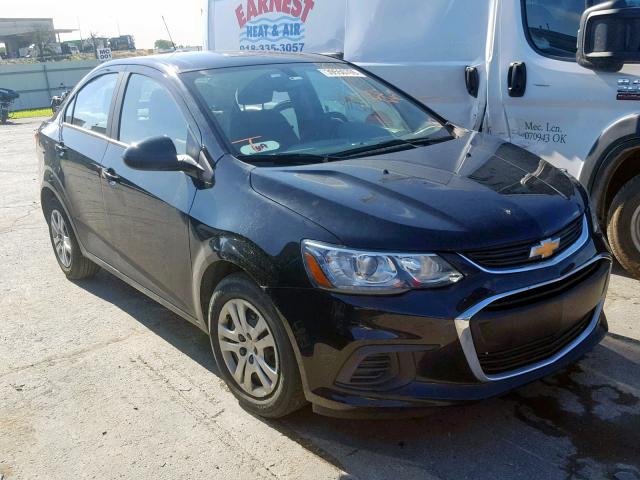 1G1JB5SH8J4121750 - 2018 CHEVROLET SONIC LS 黑色 照片 1