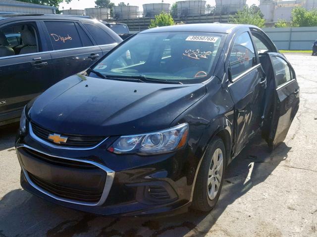 1G1JB5SH8J4121750 - 2018 CHEVROLET SONIC LS 黑色 照片 2