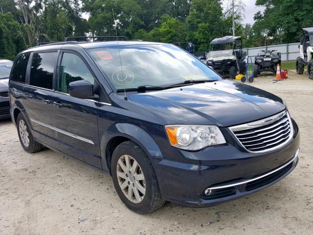 2C4RC1BG3ER215285 - 2014 CHRYSLER TOWN & COU BLUE photo 1