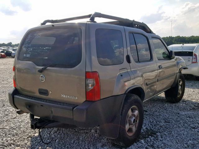 5N1ED28YX3C667365 - 2003 NISSAN XTERRA XE GOLD photo 4