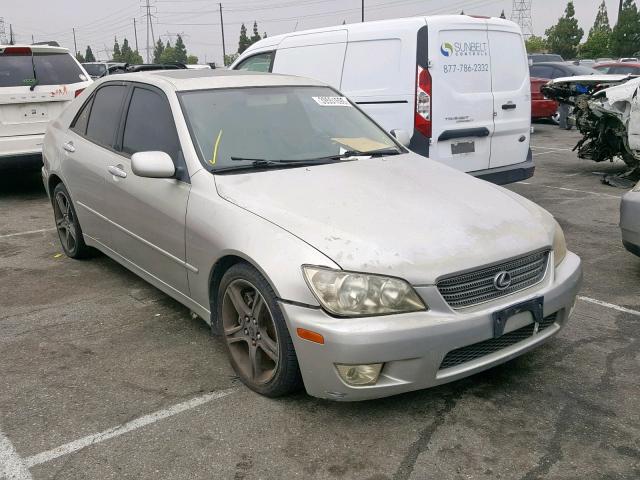 JTHBD182210029167 - 2001 LEXUS IS 300 SILVER photo 1