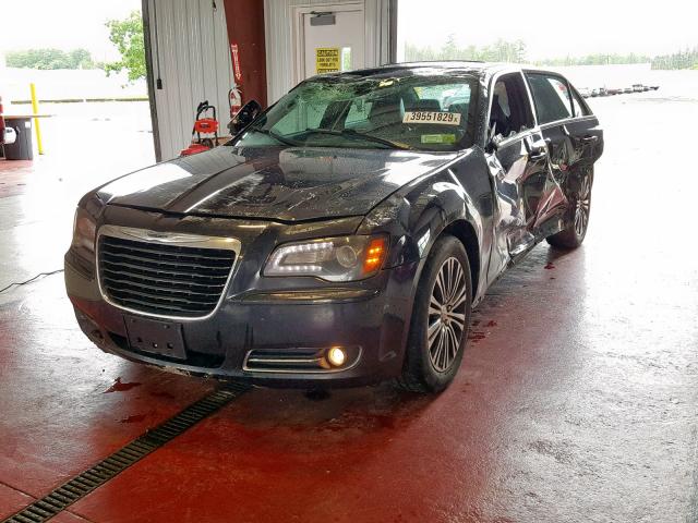 2C3CCAGT4DH683336 - 2013 CHRYSLER 300 S BLUE photo 2