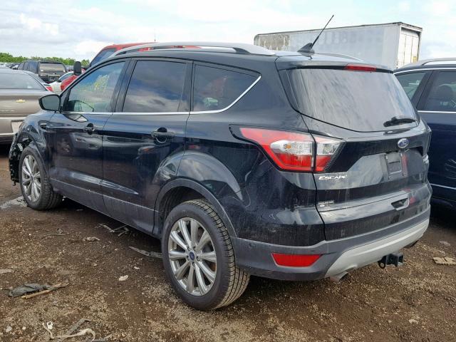 1FMCU9J93JUD01192 - 2018 FORD ESCAPE TIT BLACK photo 3