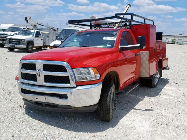 3C7WRSAJ6HG623653 - 2017 RAM 3500 RED photo 2