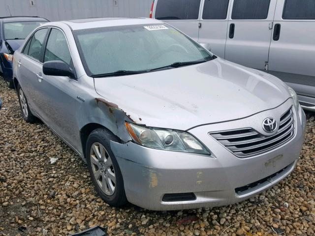 4T1BB46K28U061417 - 2008 TOYOTA CAMRY HYBR SILVER photo 1