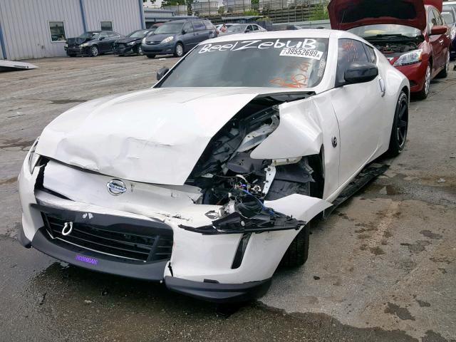 JN1AZ4EH1DM381066 - 2013 NISSAN 370Z BASE WHITE photo 2