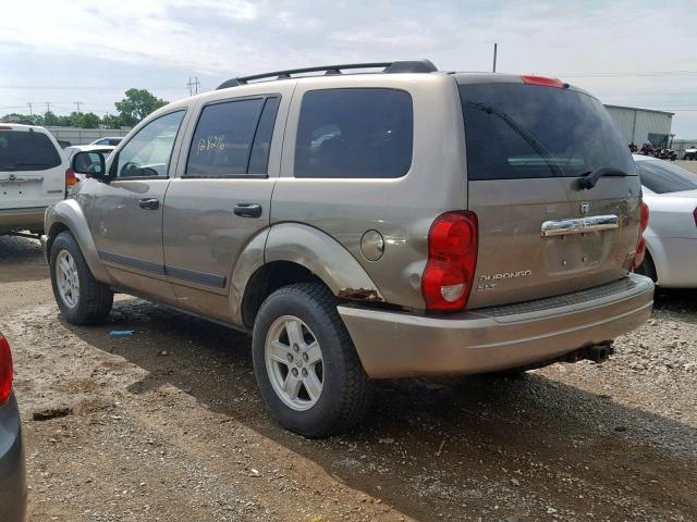 1D4HB48296F122276 - 2006 DODGE DURANGO SL GOLD photo 3