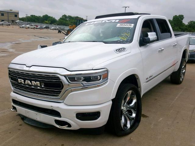 1C6RREHT2KN625313 - 2019 RAM 1500 LIMIT WHITE photo 2