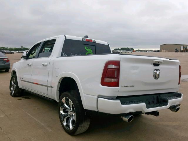 1C6RREHT2KN625313 - 2019 RAM 1500 LIMIT WHITE photo 3