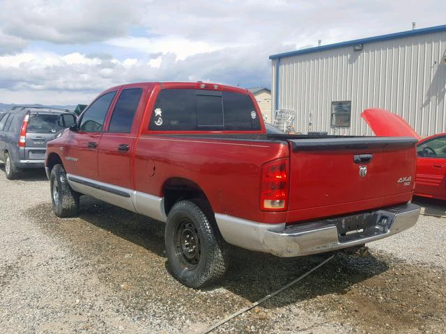 1D7HU18256S649881 - 2006 DODGE RAM 1500 S RED photo 3