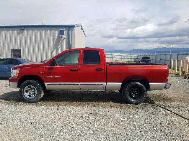 1D7HU18256S649881 - 2006 DODGE RAM 1500 S RED photo 9