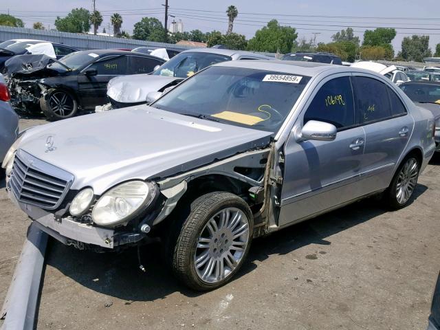 WDBUF56X58B228592 - 2008 MERCEDES-BENZ E 350 SILVER photo 2