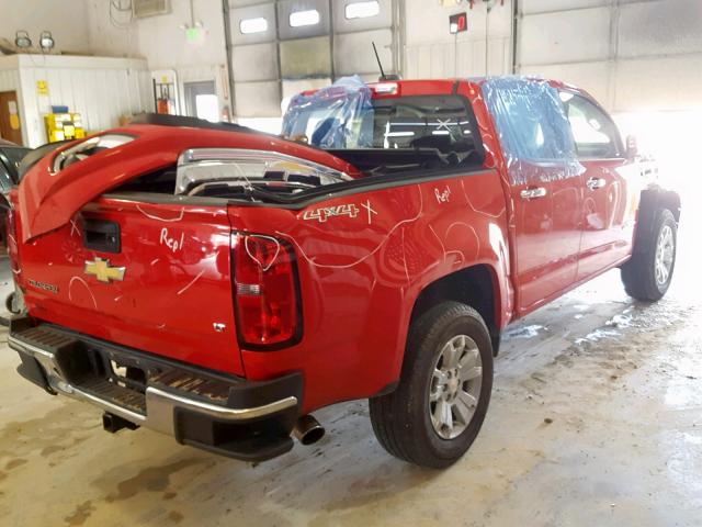 1GCGTCE34G1178198 - 2016 CHEVROLET COLORADO L RED photo 4