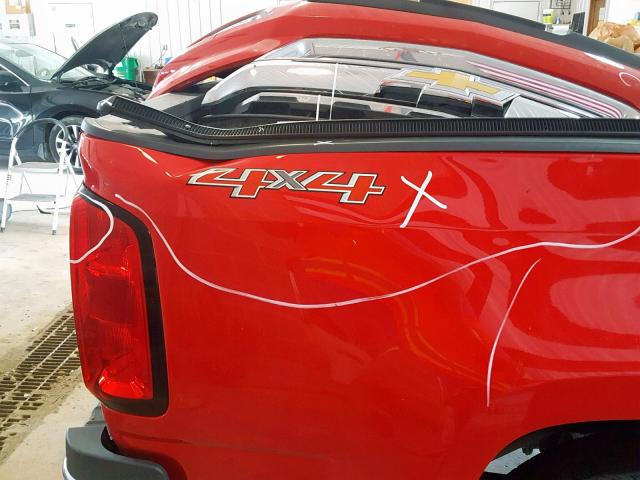 1GCGTCE34G1178198 - 2016 CHEVROLET COLORADO L RED photo 9