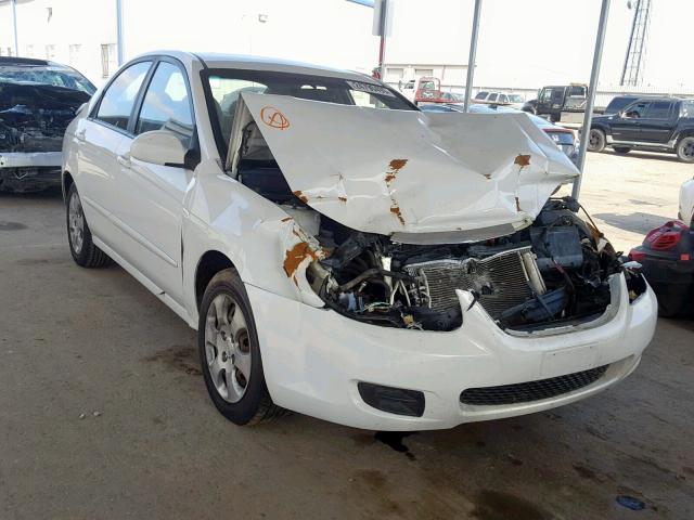 KNAFE122285584204 - 2008 KIA SPECTRA EX WHITE photo 1