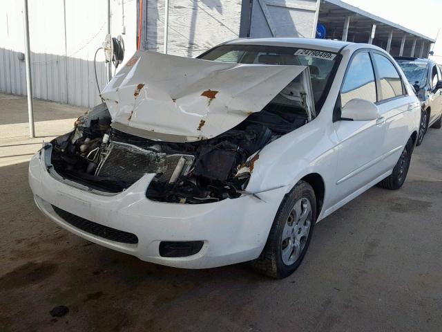 KNAFE122285584204 - 2008 KIA SPECTRA EX WHITE photo 2