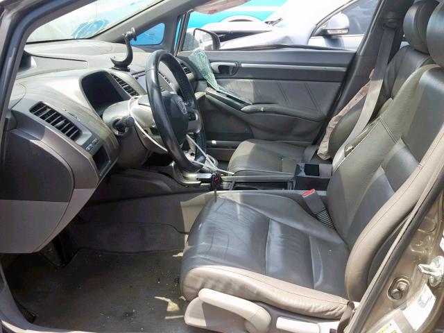 2HGFA16998H509449 - 2008 HONDA CIVIC EXL TAN photo 5