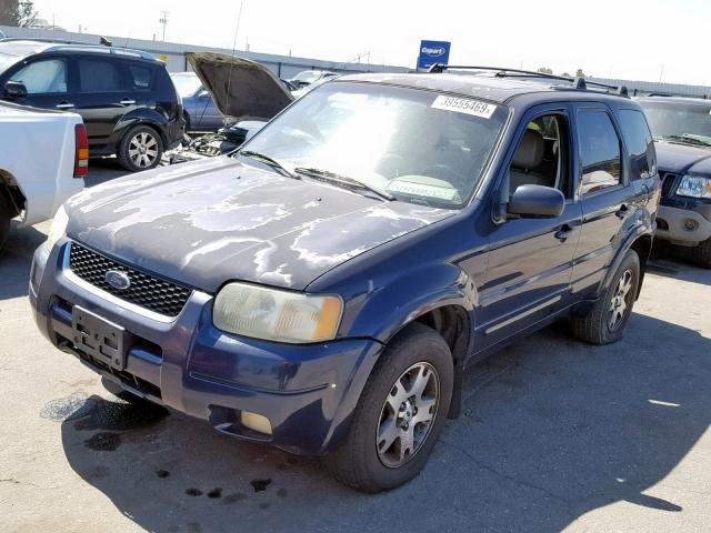 1FMCU04123KA04012 - 2003 FORD ESCAPE LIM BLUE photo 2