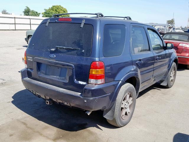 1FMCU04123KA04012 - 2003 FORD ESCAPE LIM BLUE photo 4