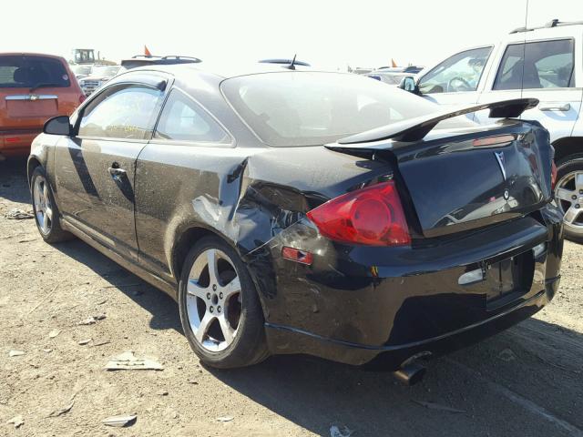 1G2AN18B987190633 - 2008 PONTIAC G5 GT BLACK photo 3