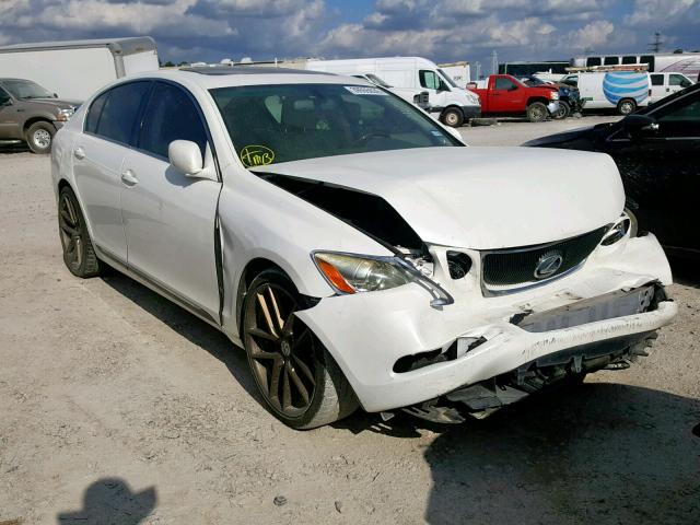 JTHBH96S365016511 - 2006 LEXUS GS 300 WHITE photo 1