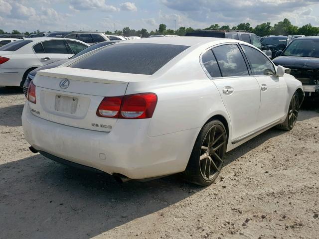 JTHBH96S365016511 - 2006 LEXUS GS 300 WHITE photo 4