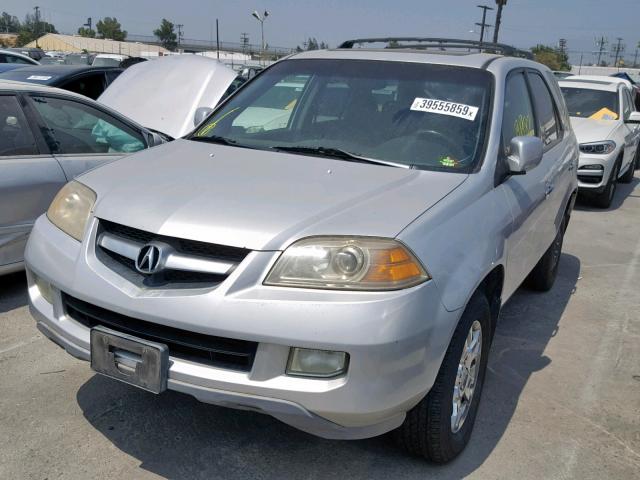 2HNYD18835H552371 - 2005 ACURA MDX TOURIN SILVER photo 2