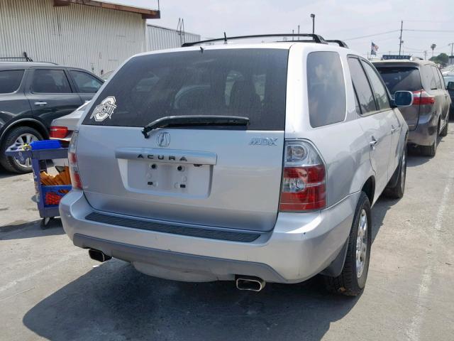 2HNYD18835H552371 - 2005 ACURA MDX TOURIN SILVER photo 4