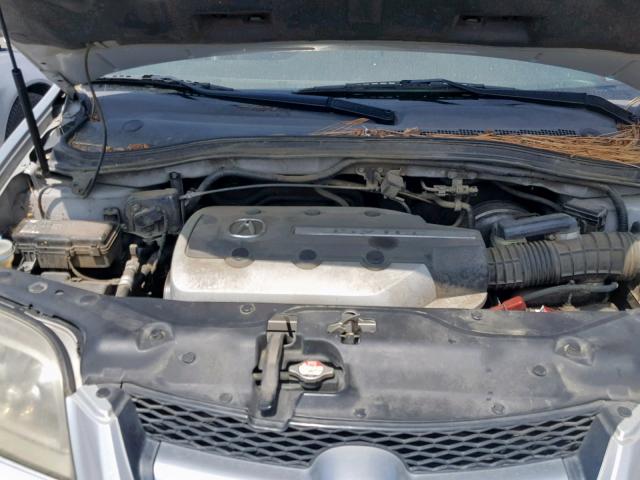 2HNYD18835H552371 - 2005 ACURA MDX TOURIN SILVER photo 7