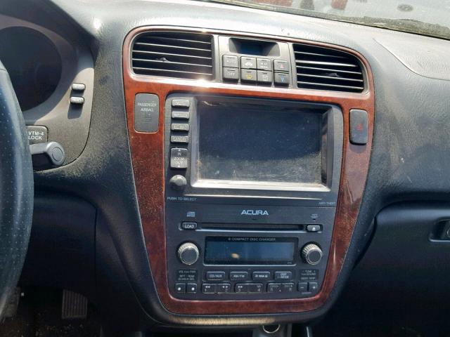 2HNYD18835H552371 - 2005 ACURA MDX TOURIN SILVER photo 9