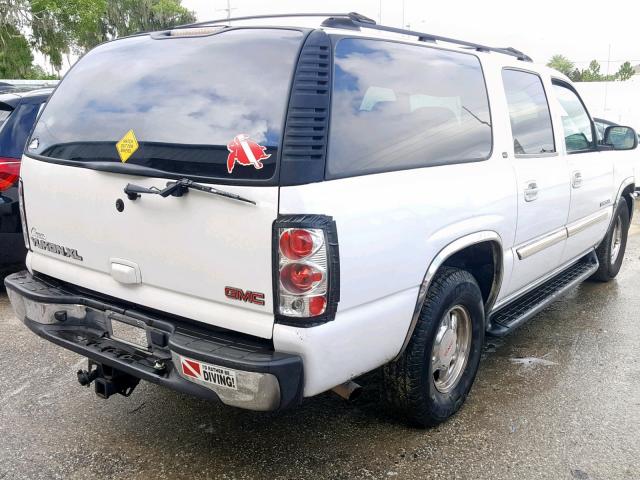 3GKEC16Z92G356801 - 2002 GMC YUKON XL C WHITE photo 4