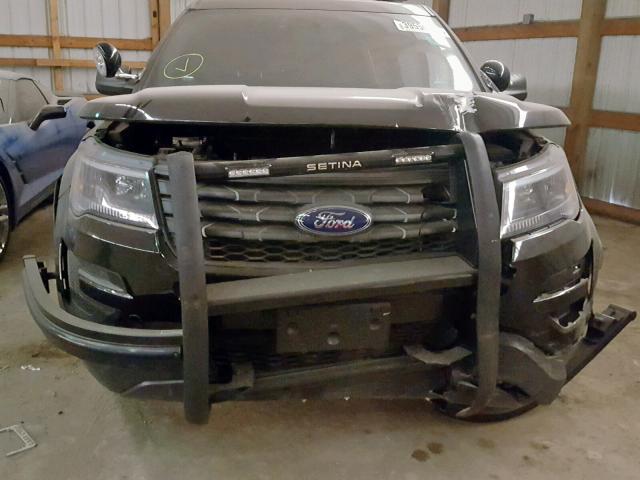 1FM5K8AR2JGA37308 - 2018 FORD EXPLORER P BLACK photo 9