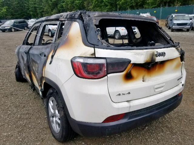 3C4NJDAB7JT112759 - 2018 JEEP COMPASS SP თეთრი ფოტო 3