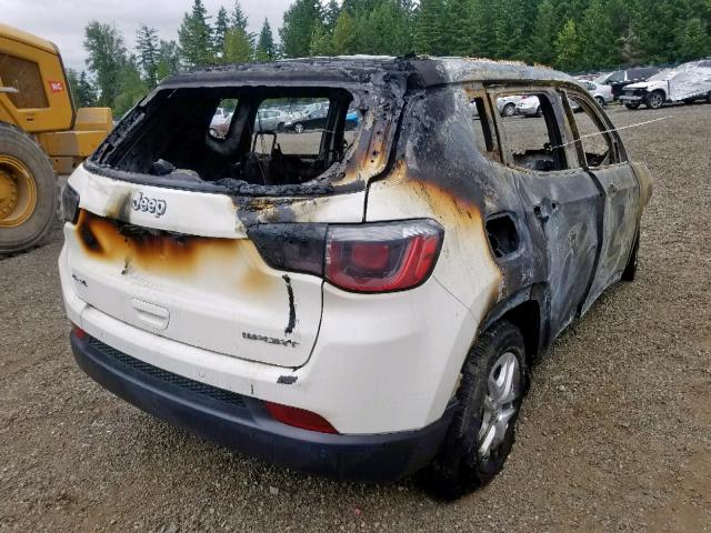 3C4NJDAB7JT112759 - 2018 JEEP COMPASS SP თეთრი ფოტო 4