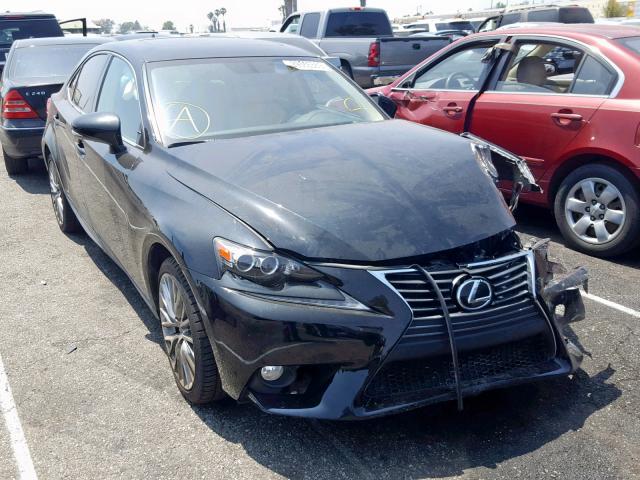 JTHBF1D24E5034752 - 2014 LEXUS IS 250 BLACK photo 1