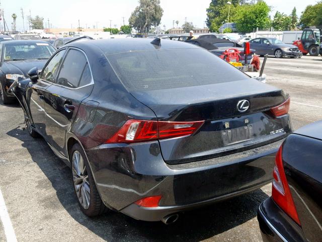 JTHBF1D24E5034752 - 2014 LEXUS IS 250 BLACK photo 3