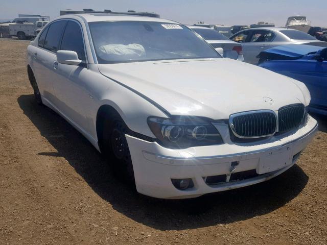 WBAHN83597DT68011 - 2007 BMW 750 WHITE photo 1