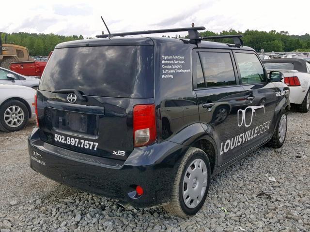 JTLZE4FE8B1123114 - 2011 TOYOTA SCION XB BLACK photo 4