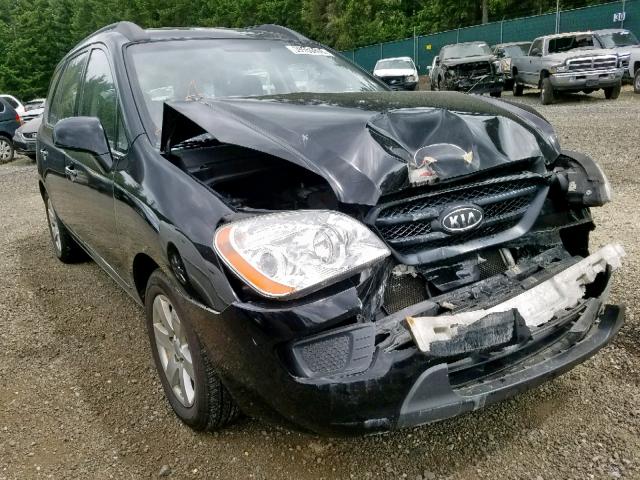 KNAFG526887207286 - 2008 KIA RONDO LX BLACK photo 1