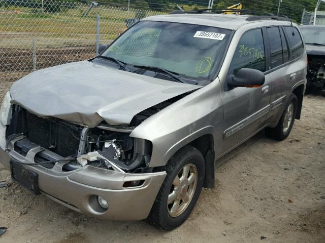 1GKDT13S522183869 - 2002 GMC ENVOY GRAY photo 2