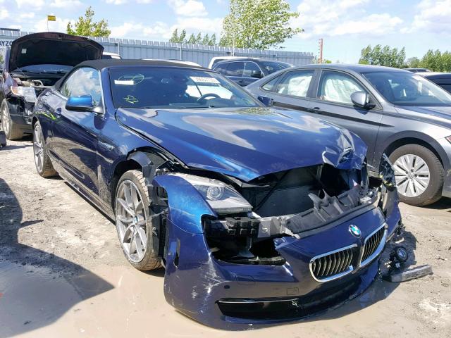 WBALZ3C59CDL71311 - 2012 BMW 650 I BLUE photo 1