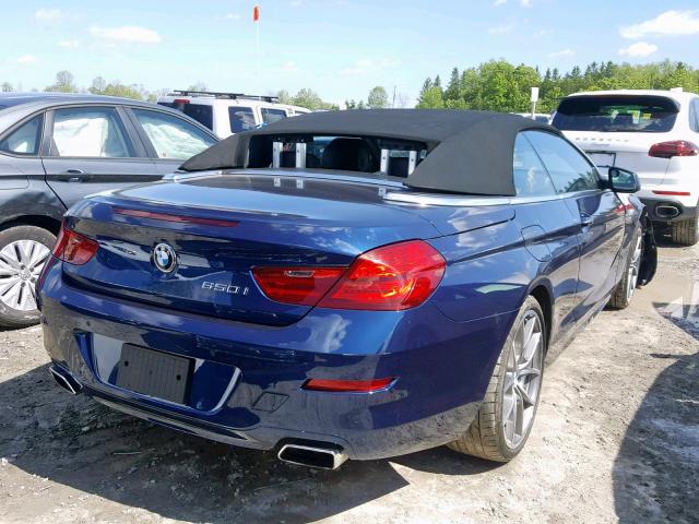 WBALZ3C59CDL71311 - 2012 BMW 650 I BLUE photo 4