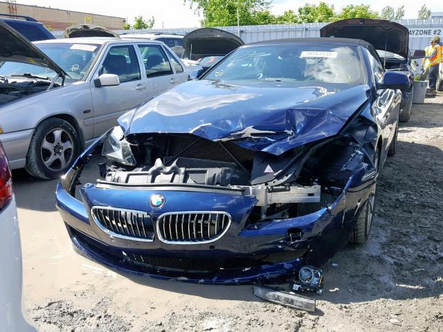 WBALZ3C59CDL71311 - 2012 BMW 650 I BLUE photo 9